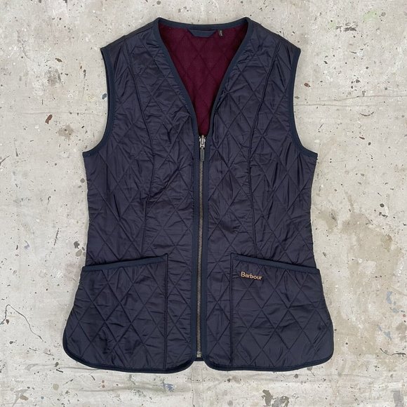 Barbour Jackets & Blazers - Barbour Women’s Fleece Betty Gilet/Liner Vest Navy Blue Size 6